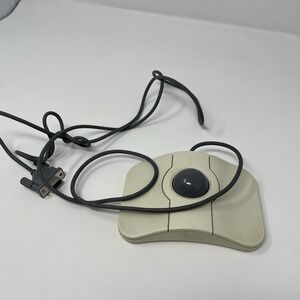 Vintage Logitech T-MA‎ CST2 Wired Trackball Mouse P/N 804087-00